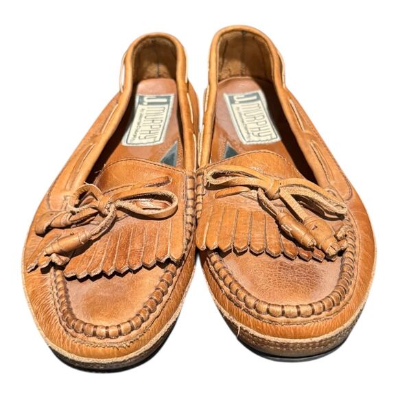 Johnston Murphy Men’s Tassel Loafers Brown Size 10 Leather Made In Brazil main image 6
